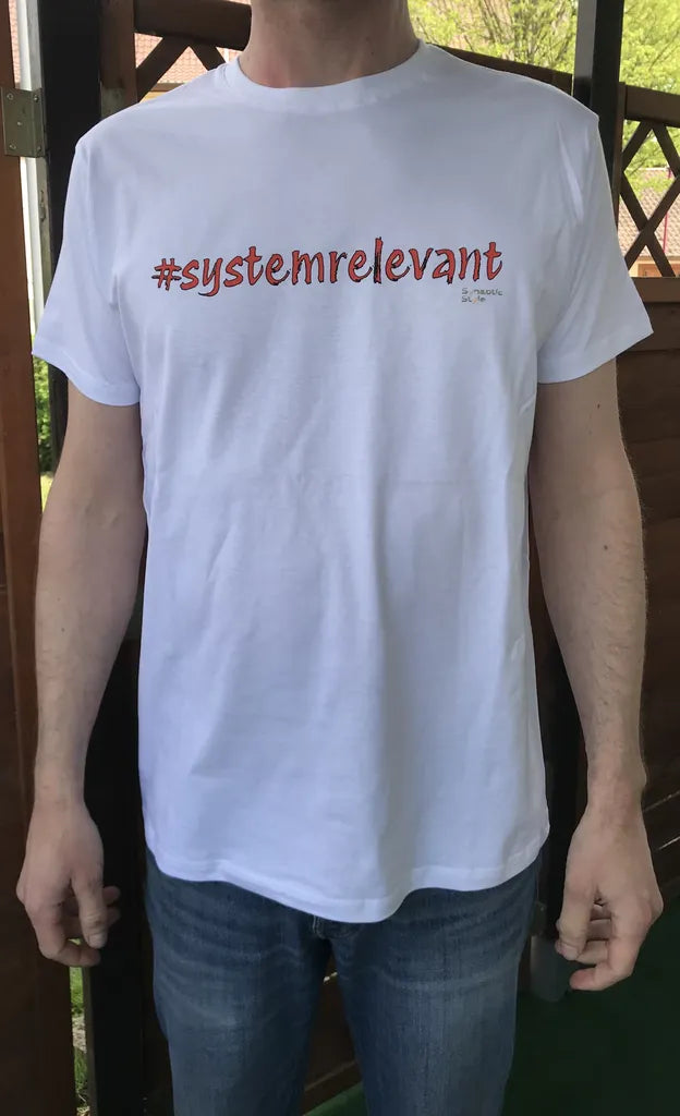 Herren-Shirt "Hashtag systemrelevant"