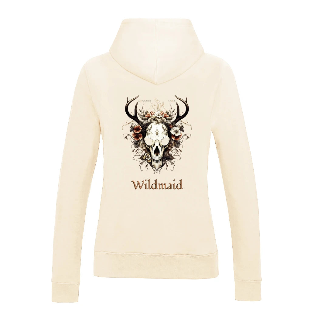 Premium Damen-Hoodie "Wildmaid Skull"